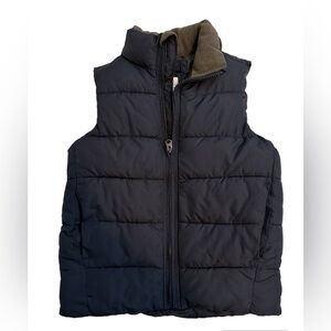 GAP Kids Navy Blue Puffer Vest - Size Small